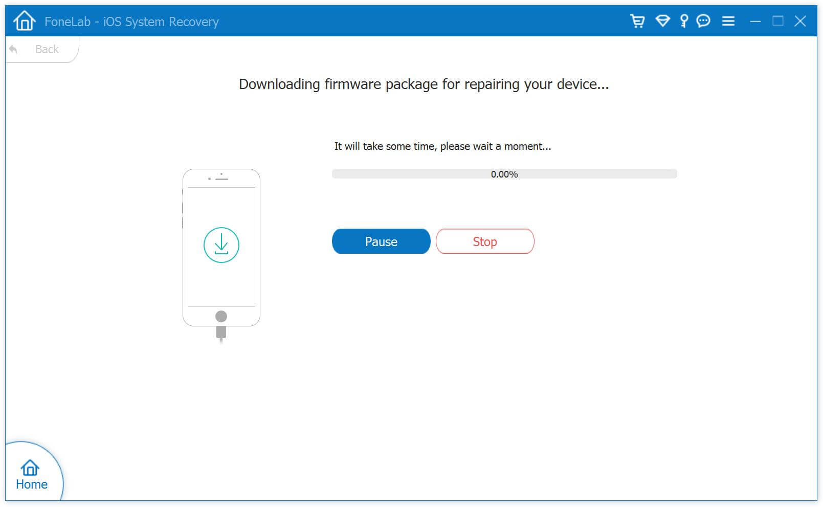 download the firmware on iPhone