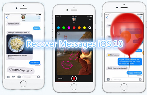 recover imessages ios10