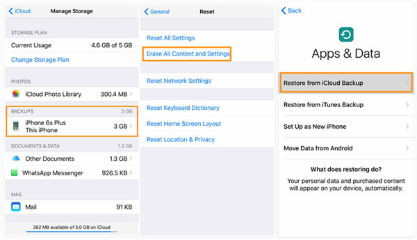 recover iphone messages from icloud