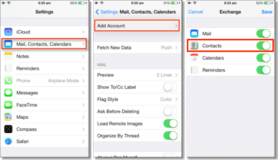 retrieve iphone contacts from google contacts