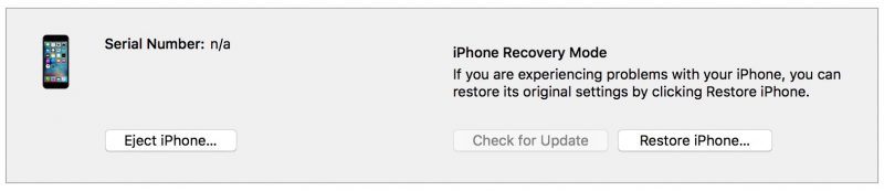 iphone recovery mode restore iPhone