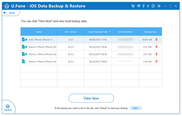 unfone-view-backup-files