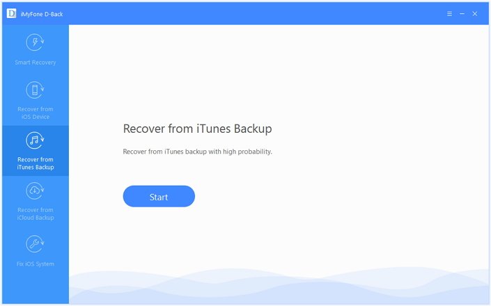 recover lost iPhone data from itunes
