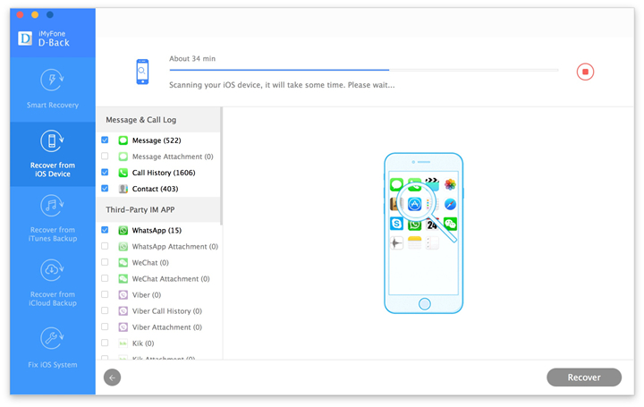 restore data from iPad after iOS 9 jailbreak