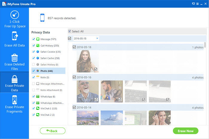 Delete Photos from iPhone