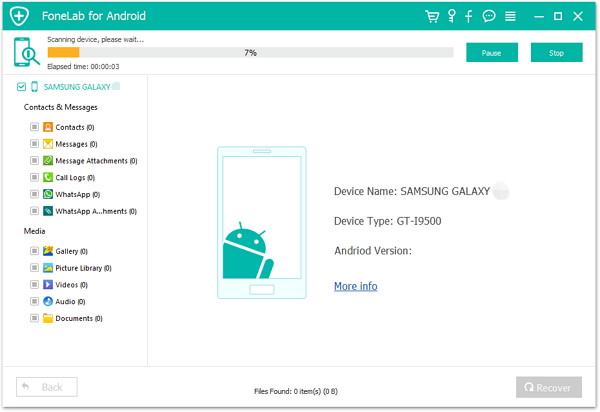 Recover Deleted SMS from Galaxy S5