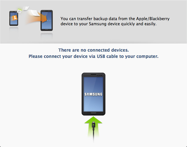 подключить iPhone к Samsung Smart Switch