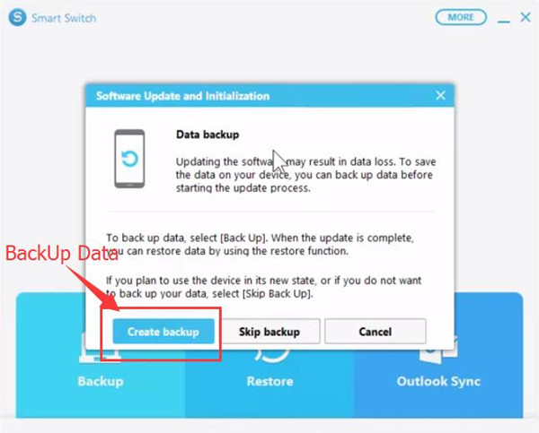 Backup Samsung Daten mit Smart Switch
