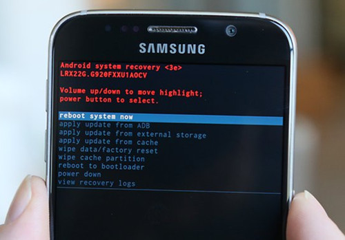 samsung galaxy s6,s7 reboot system