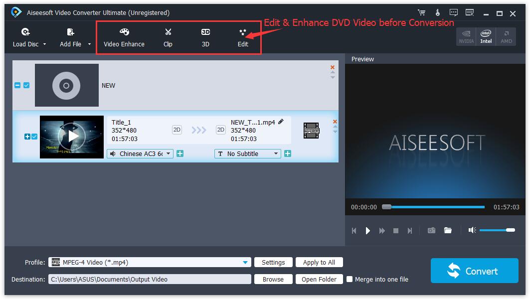edit video before ripper