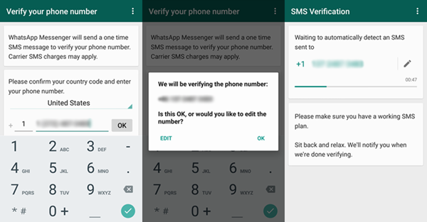 fix unable to send or receive WhatsApp messages