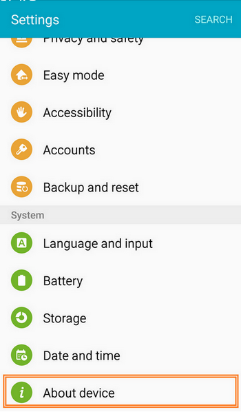 enable USB debugging on Samsung