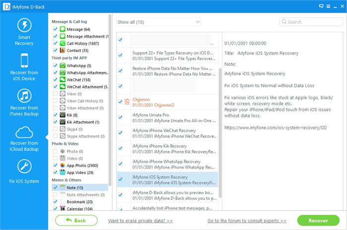 recover deleted notes from icloud