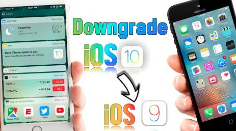 downgrade iPhone from ios 10 to ios 9