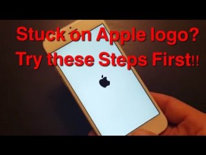 arreglar iphone pegado en logo de apple