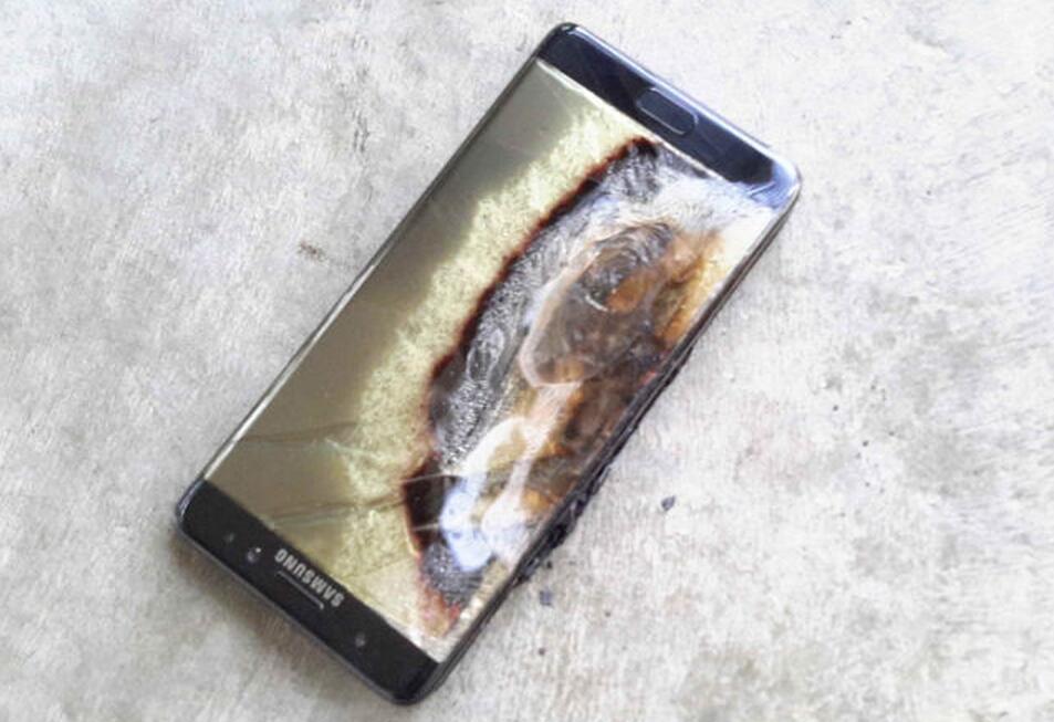 explosion du Samsung Galaxy Note 7
