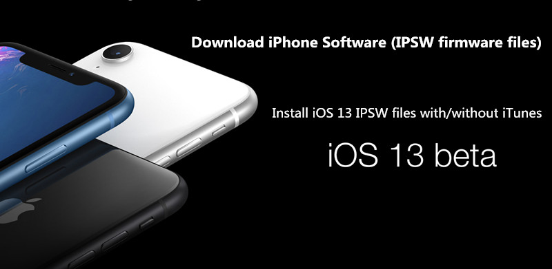 ios 13 ipswファイルをインストールします。