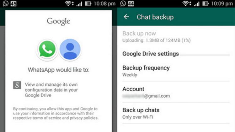 backup whatsapp conversations