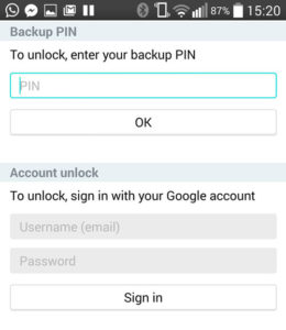 log in google