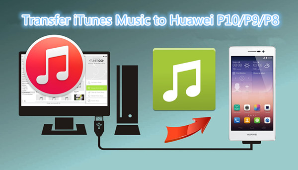 transferir músicas do iTunes para o Huawei P10, P9