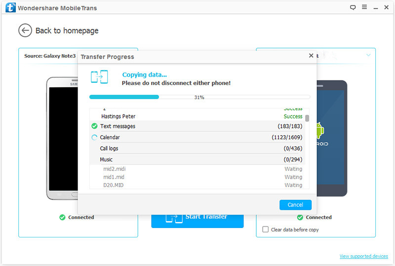 transfer data from samsung to huawei p10