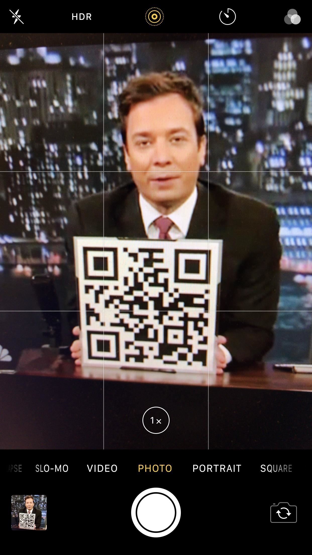 ios 11 QR code support
