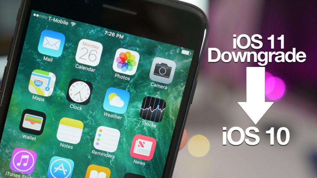 ios 11 downgrade