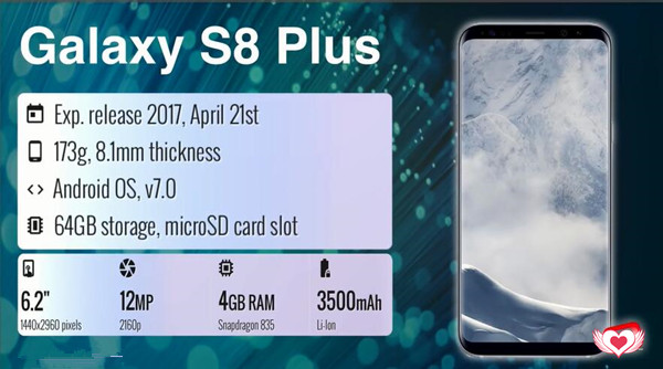 galaxy s8 plus-Top 10 SmartPhone 2017