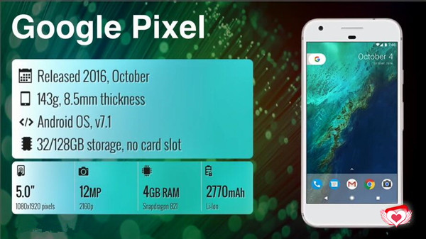 google pixel-Top 10 SmartPhone 2017