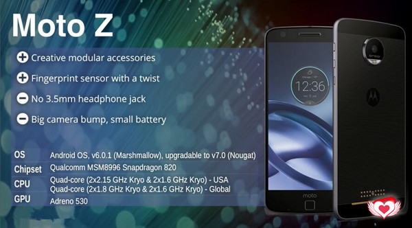 moto Z-Top 10 Best Smartphones 2017