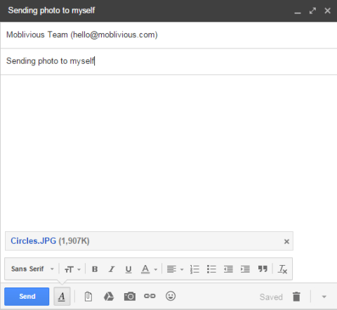transfer photos to iphone via email