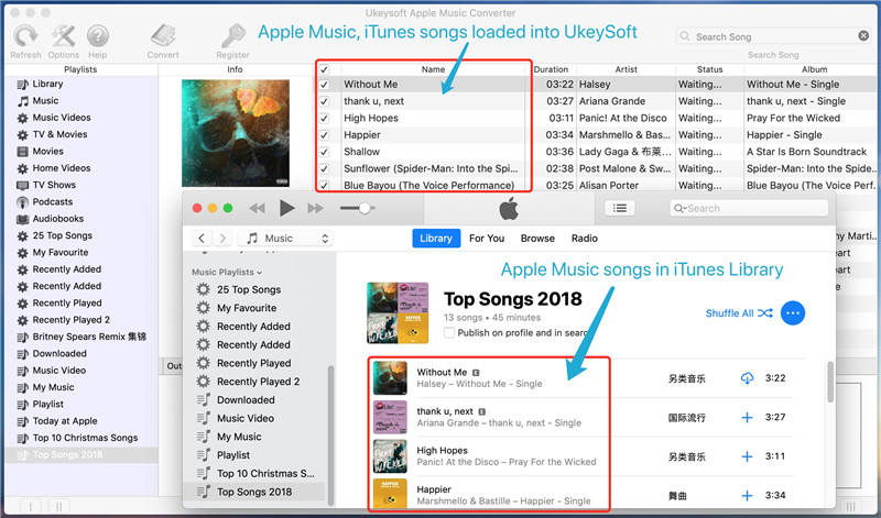 Inicie o conversor de música da apple no mac ou pc