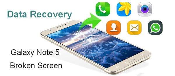 Récupération de données d'écran cassé Samsung Galaxy Note 5