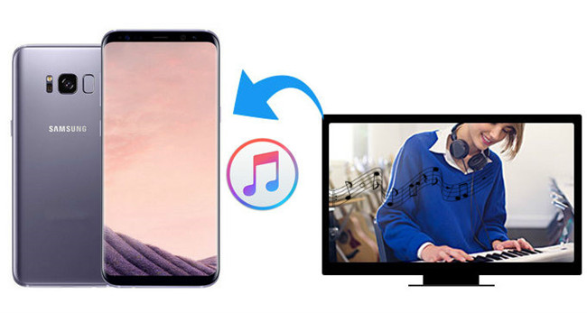 jouer de la musique apple sur Samsung Galaxy Note 8
