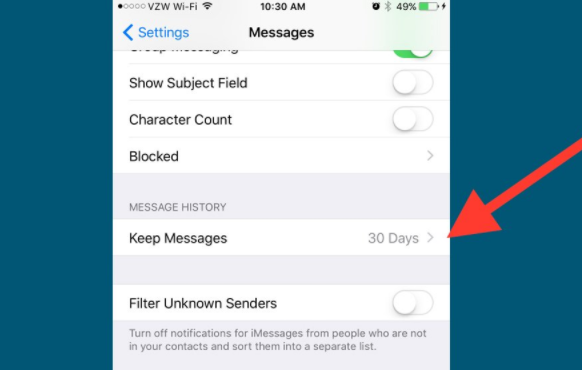 setting sms app