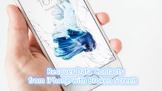 iphone with broken screen