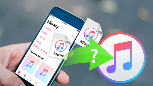 transferir música del iPhone a la biblioteca de iTunes