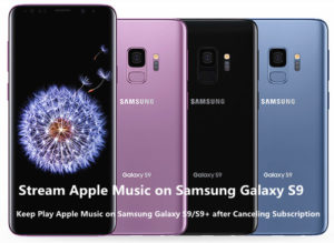 Diffuser de la musique Apple sur le Samsung Galaxy S9