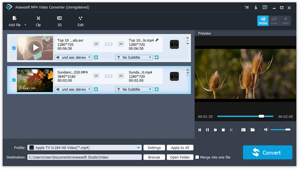 add m4v files