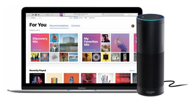 apple muziek amazon echo