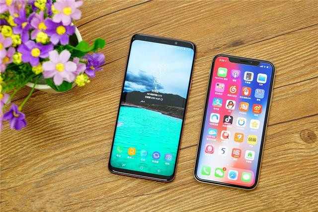 samsung s9 and iphone x