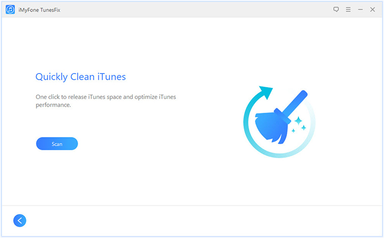 limpe rapidamente o iTunes