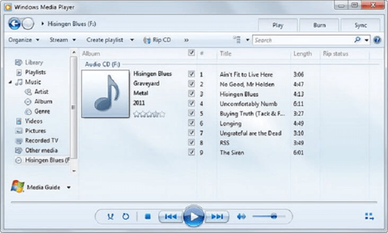play audiobooks on windows media player