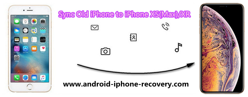 sync old iphone to iphone Xs, iPhone Xs Max, iPhone XR