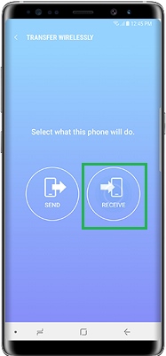 aplicativo de comutação inteligente Transferir dados para o seu novo telefone Galaxy