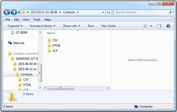 recover samsung contacts on pc
