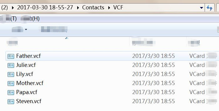 recover samsung contacts as vcf format