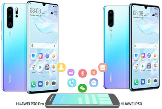 huawei社p30上のファイルを回復