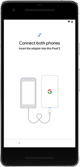 google quick switch adapter transfer to pixel 3A xl