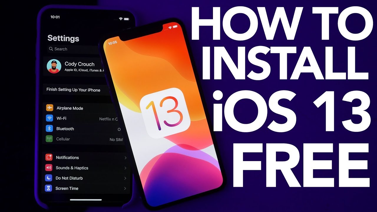 installeer ios 13